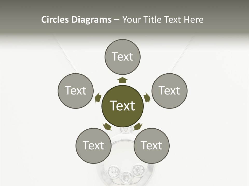 Sterling Silver Necklace PowerPoint Template