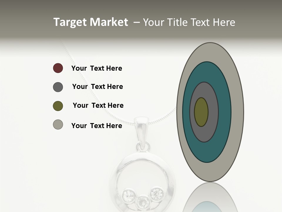 Sterling Silver Necklace PowerPoint Template