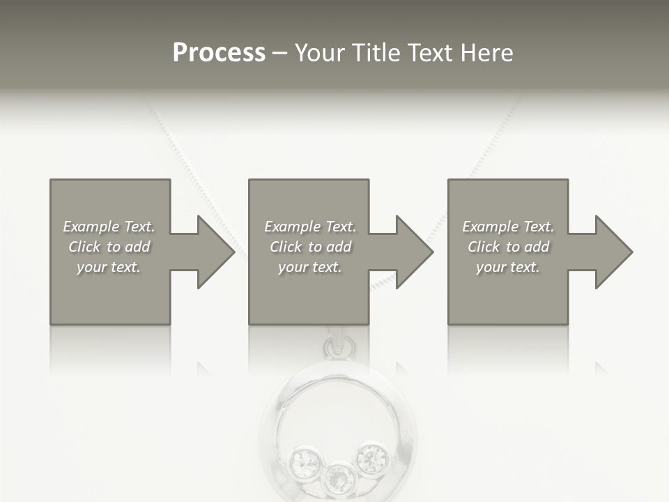 Sterling Silver Necklace PowerPoint Template