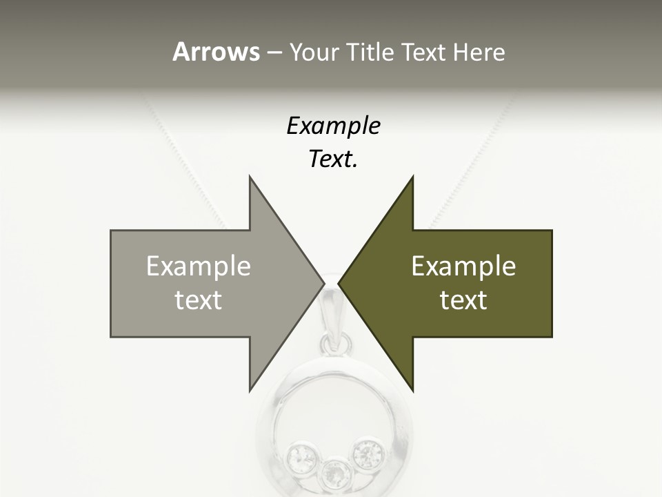 Sterling Silver Necklace PowerPoint Template