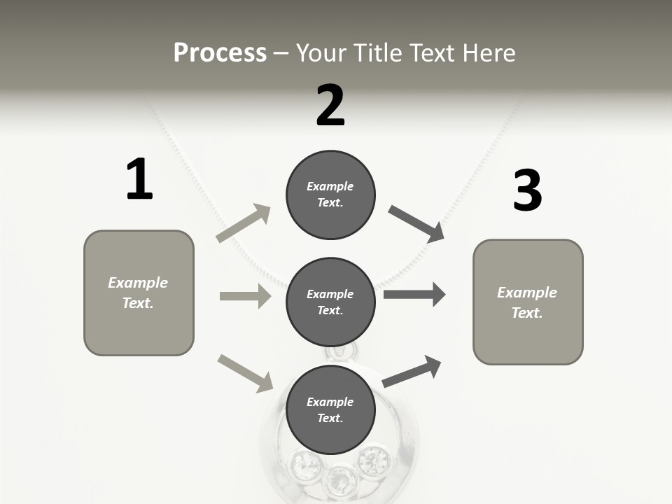 Sterling Silver Necklace PowerPoint Template