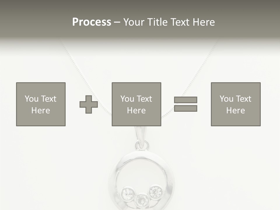 Sterling Silver Necklace PowerPoint Template