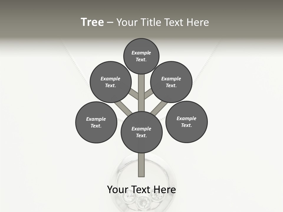 Sterling Silver Necklace PowerPoint Template