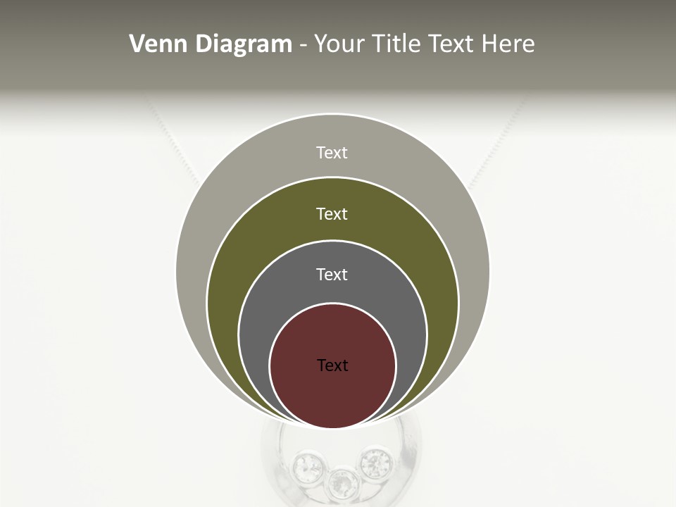 Sterling Silver Necklace PowerPoint Template