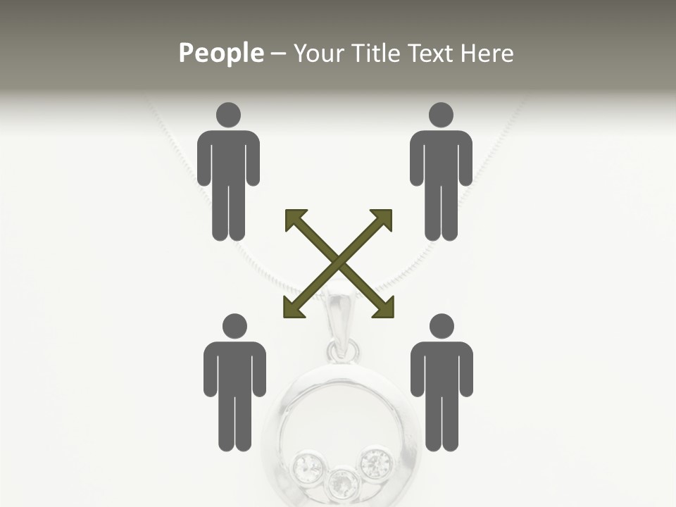 Sterling Silver Necklace PowerPoint Template