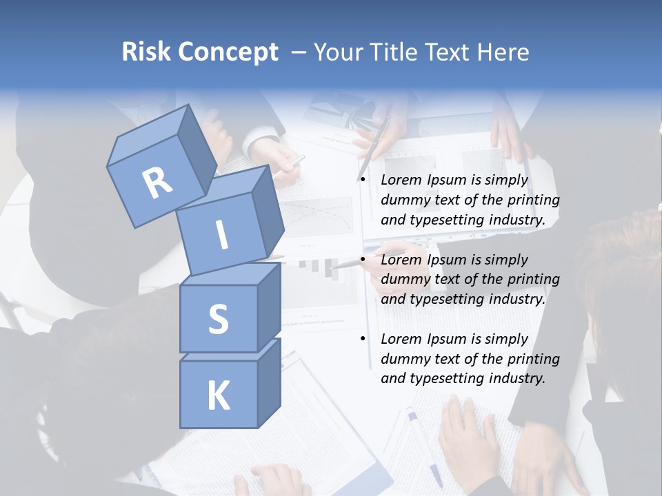 Above View Of Successful Workteam Discussing New Plan At Meeting PowerPoint Template