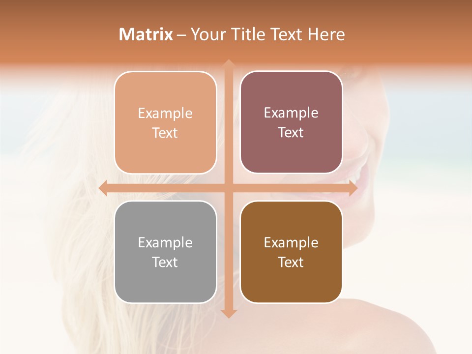 Nurse Assisting Patient Undergoing Mammogram PowerPoint Template