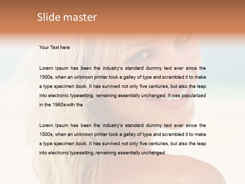 Nurse Assisting Patient Undergoing Mammogram PowerPoint Template