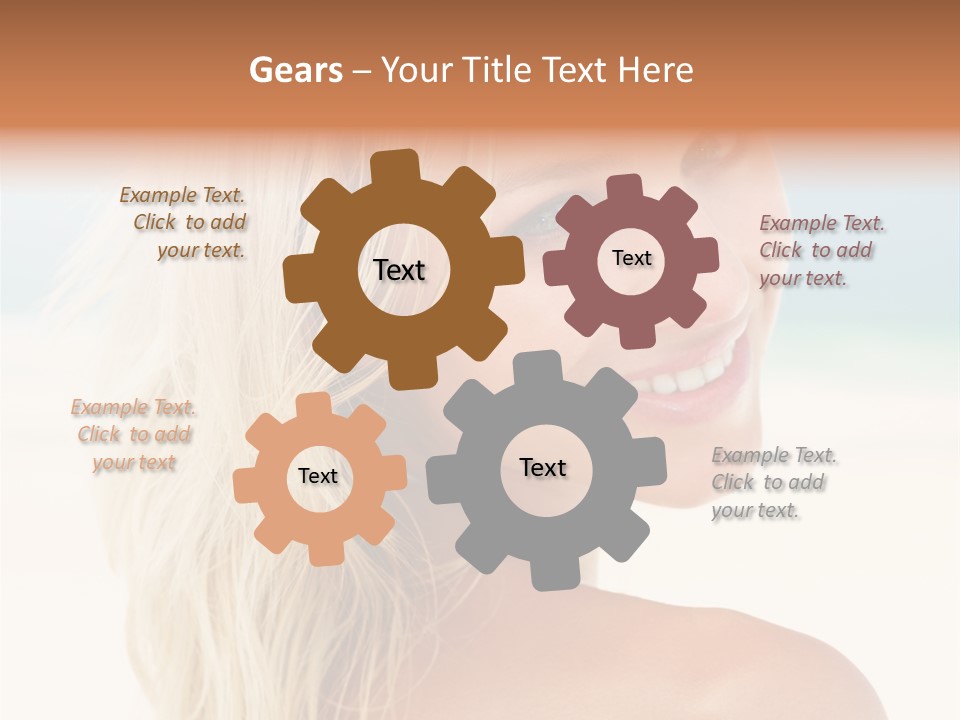 Nurse Assisting Patient Undergoing Mammogram PowerPoint Template