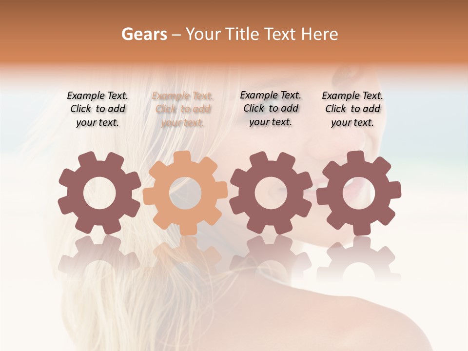 Nurse Assisting Patient Undergoing Mammogram PowerPoint Template