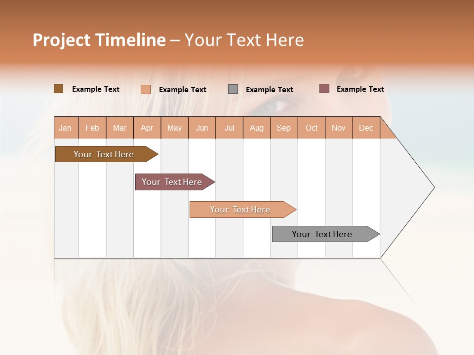 Nurse Assisting Patient Undergoing Mammogram PowerPoint Template