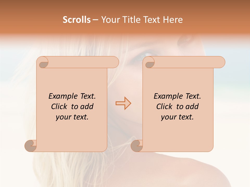 Nurse Assisting Patient Undergoing Mammogram PowerPoint Template