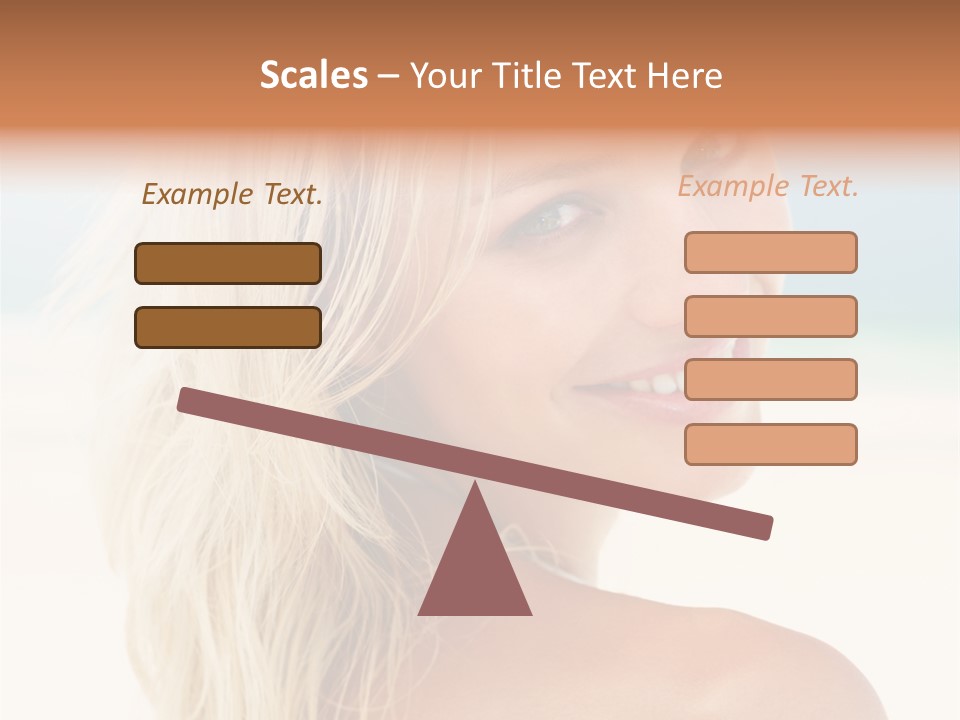 Nurse Assisting Patient Undergoing Mammogram PowerPoint Template