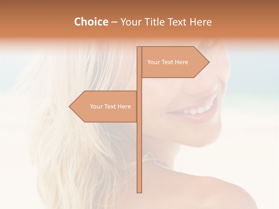 Nurse Assisting Patient Undergoing Mammogram PowerPoint Template