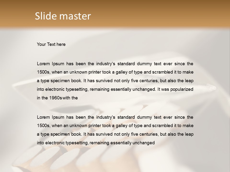 Cigarette Packet PowerPoint Template