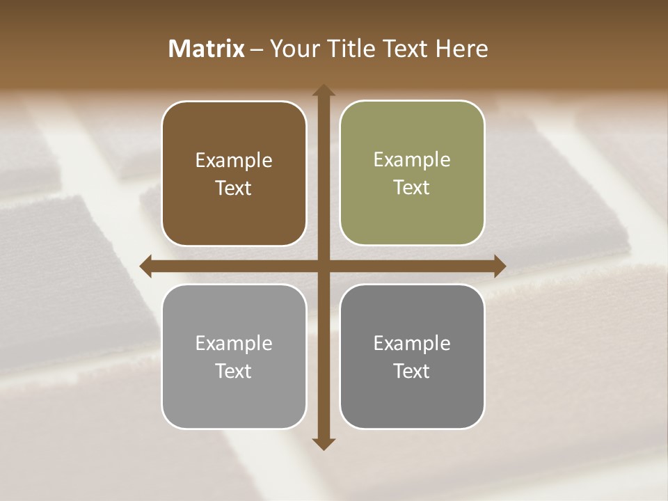 Close Up Of Carpet Samples PowerPoint Template