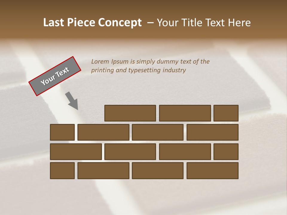 Close Up Of Carpet Samples PowerPoint Template