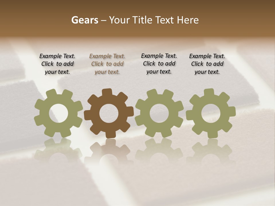 Close Up Of Carpet Samples PowerPoint Template