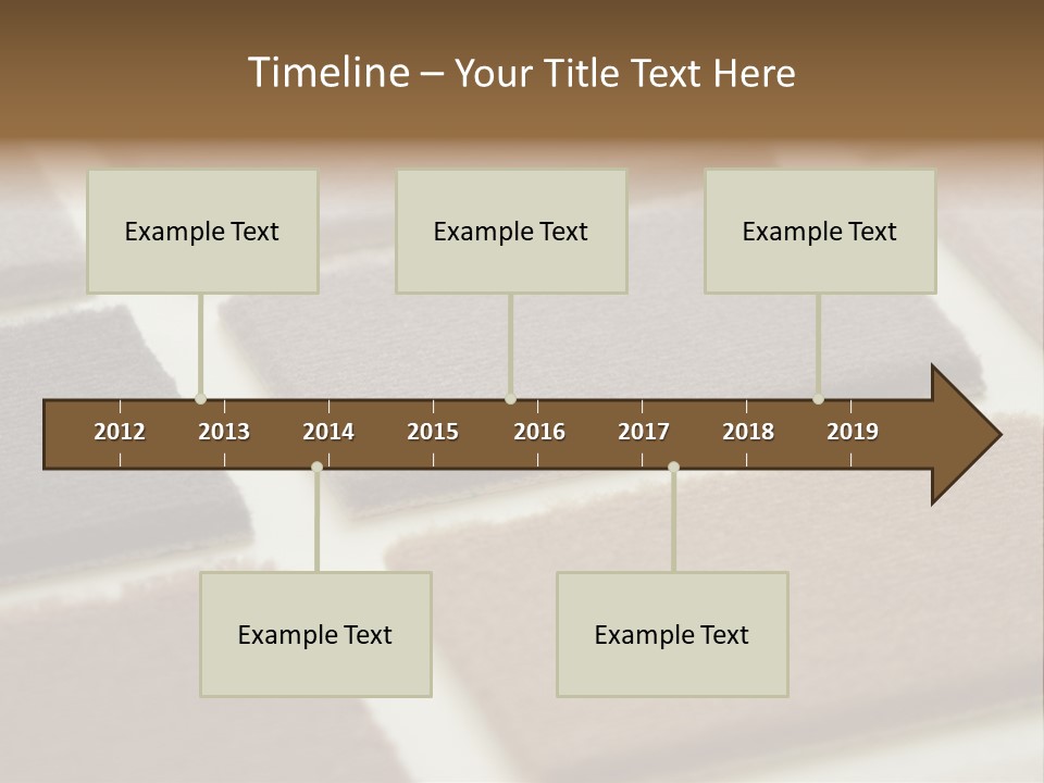 Close Up Of Carpet Samples PowerPoint Template