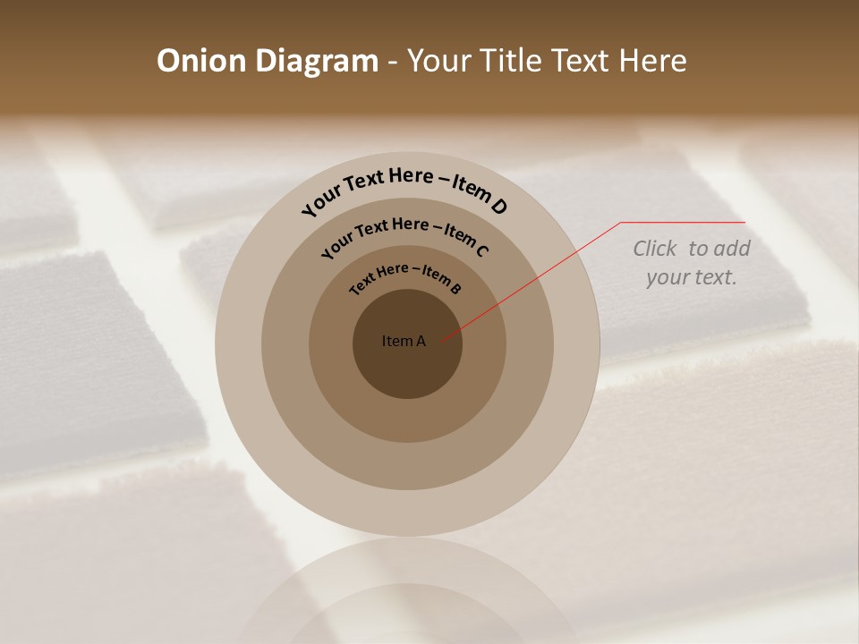 Close Up Of Carpet Samples PowerPoint Template