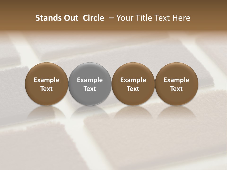Close Up Of Carpet Samples PowerPoint Template