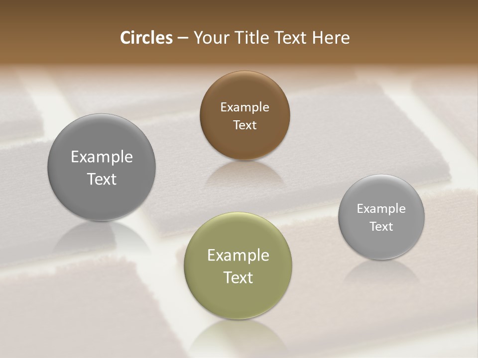 Close Up Of Carpet Samples PowerPoint Template