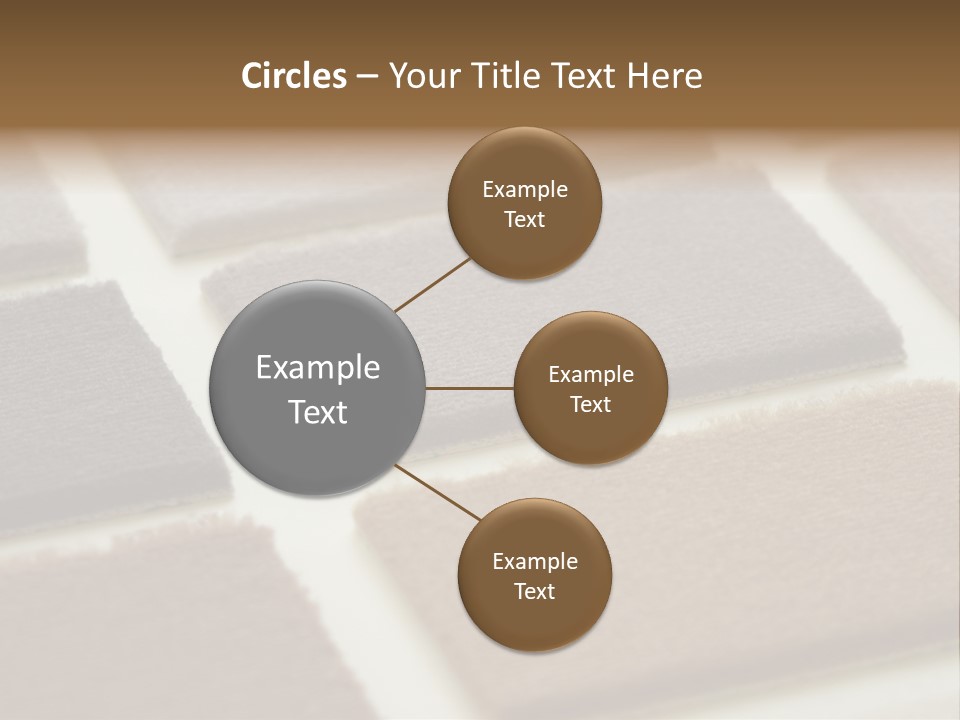 Close Up Of Carpet Samples PowerPoint Template