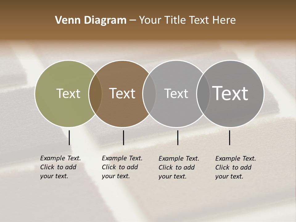 Close Up Of Carpet Samples PowerPoint Template