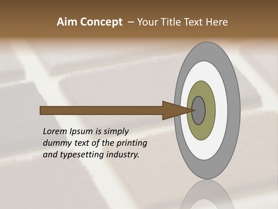 Close Up Of Carpet Samples PowerPoint Template