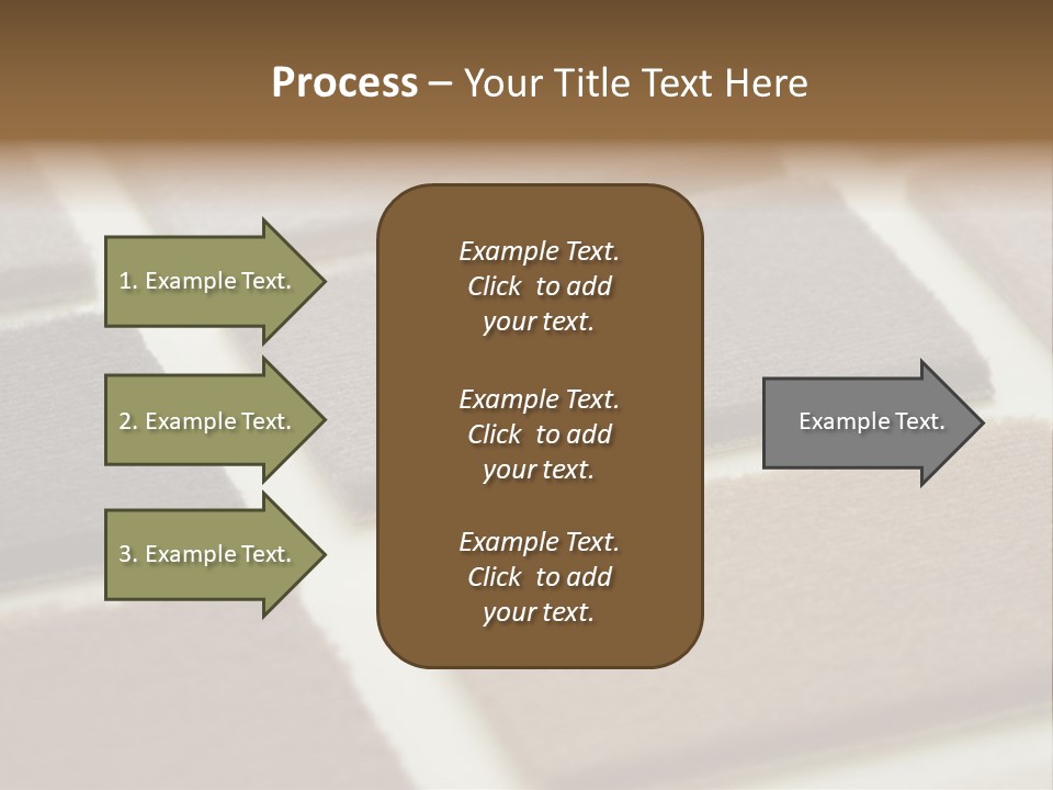 Close Up Of Carpet Samples PowerPoint Template
