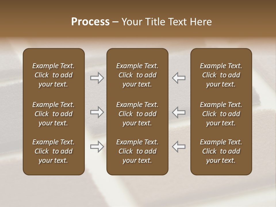 Close Up Of Carpet Samples PowerPoint Template