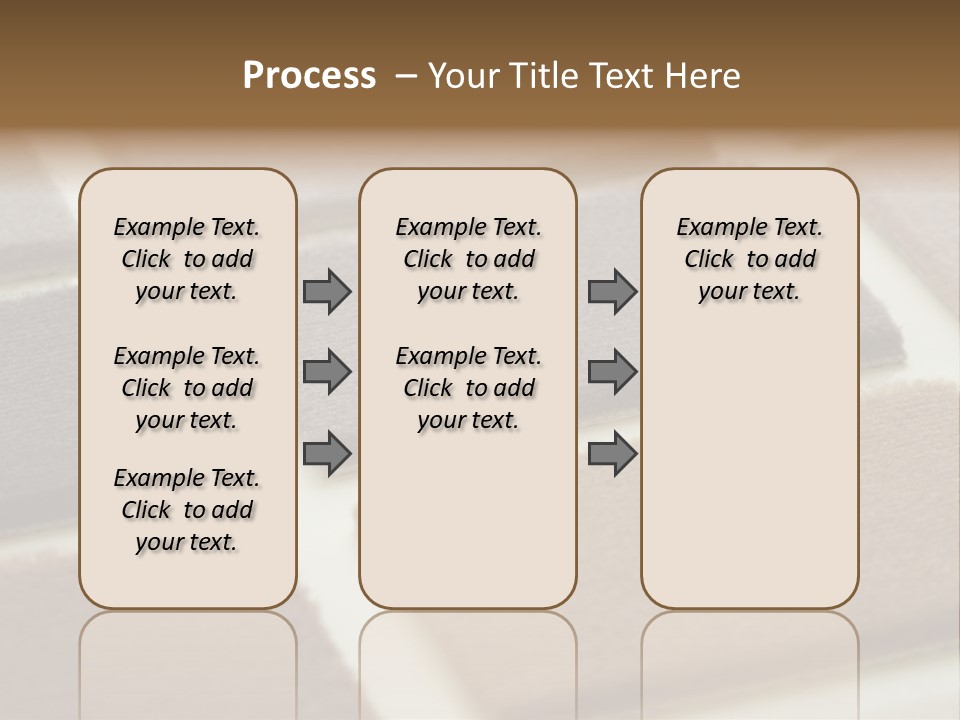 Close Up Of Carpet Samples PowerPoint Template