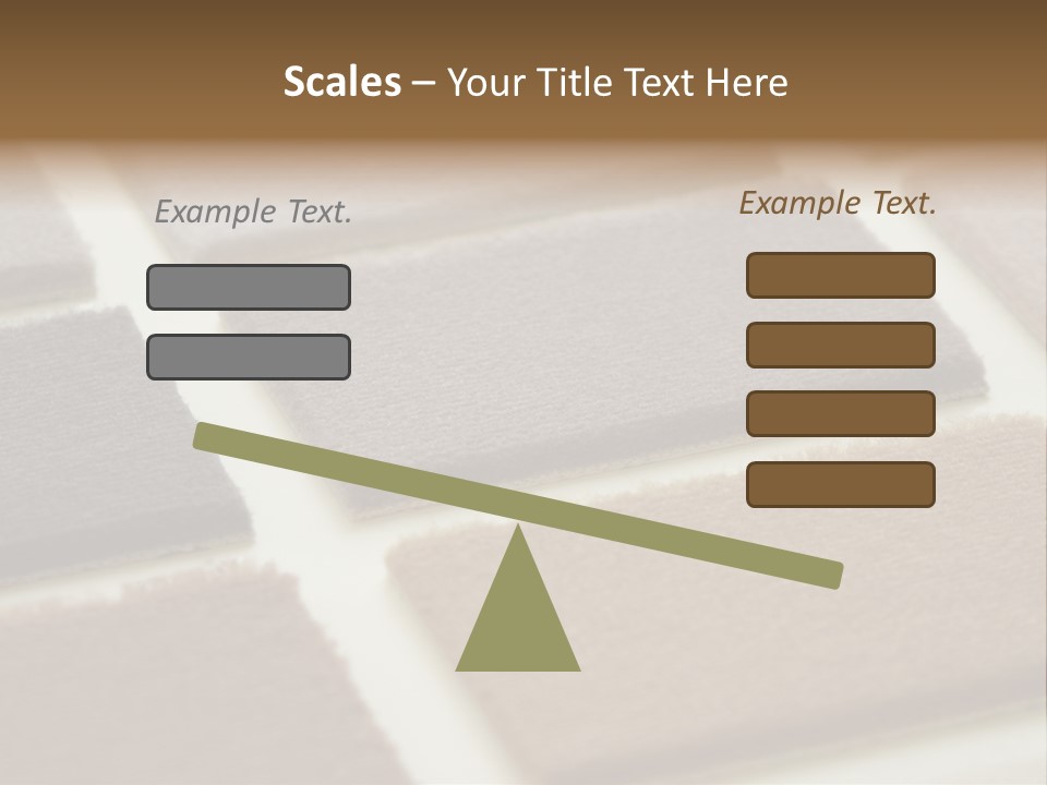Close Up Of Carpet Samples PowerPoint Template