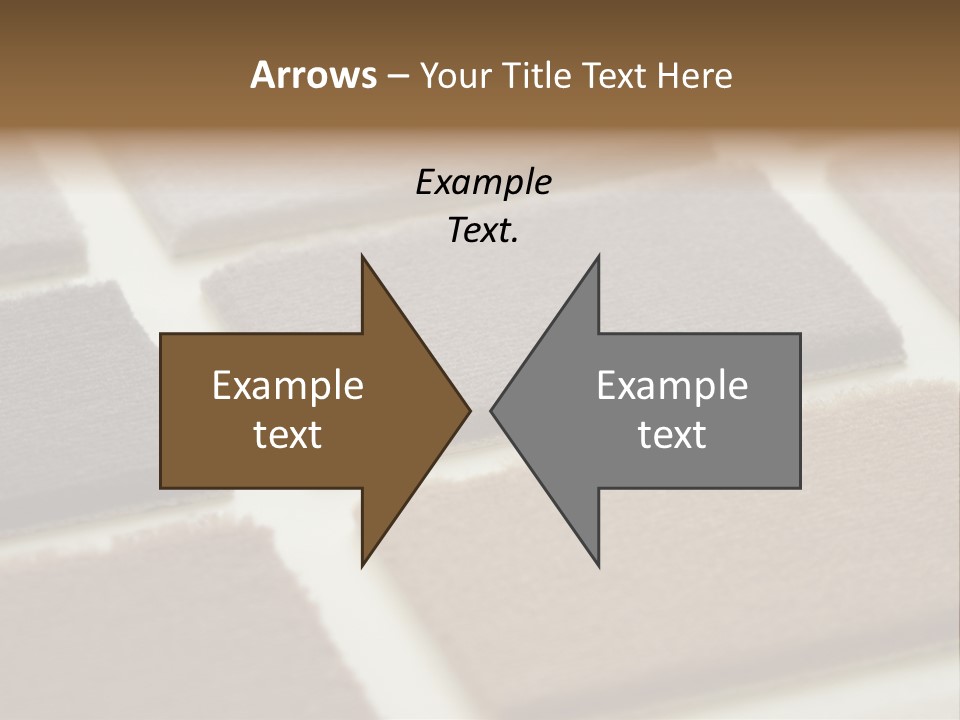 Close Up Of Carpet Samples PowerPoint Template