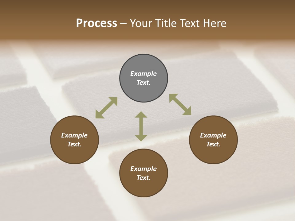 Close Up Of Carpet Samples PowerPoint Template