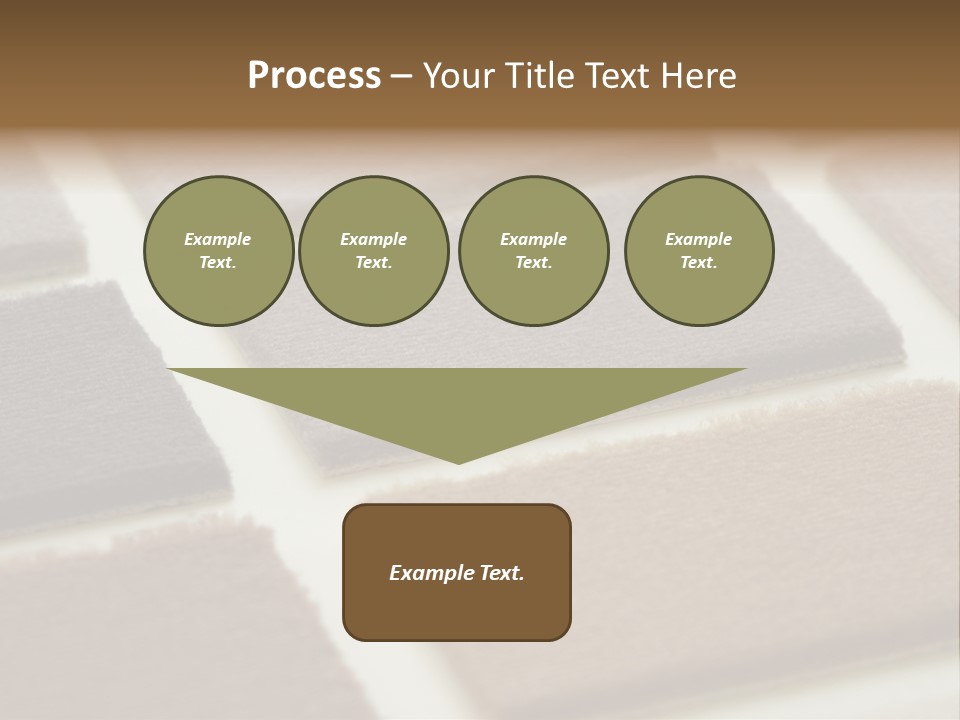 Close Up Of Carpet Samples PowerPoint Template