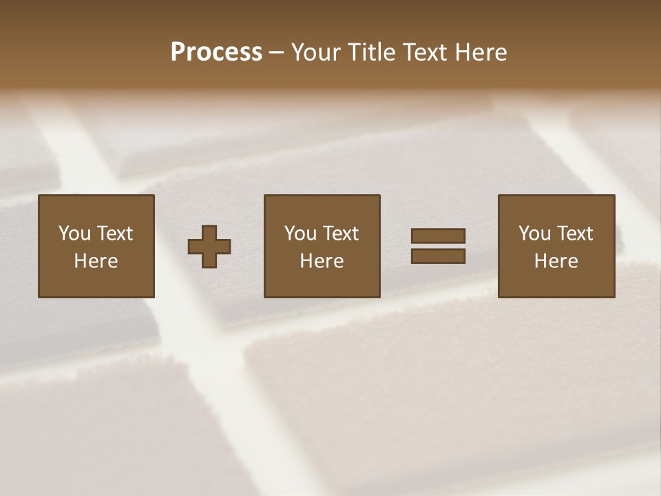 Close Up Of Carpet Samples PowerPoint Template