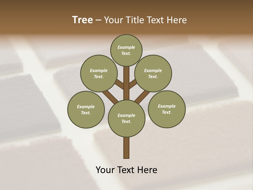 Close Up Of Carpet Samples PowerPoint Template