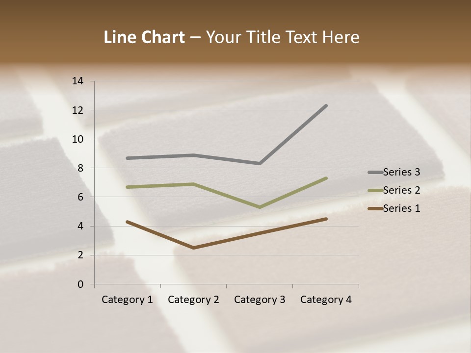Close Up Of Carpet Samples PowerPoint Template