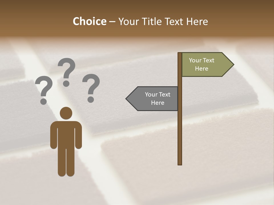 Close Up Of Carpet Samples PowerPoint Template