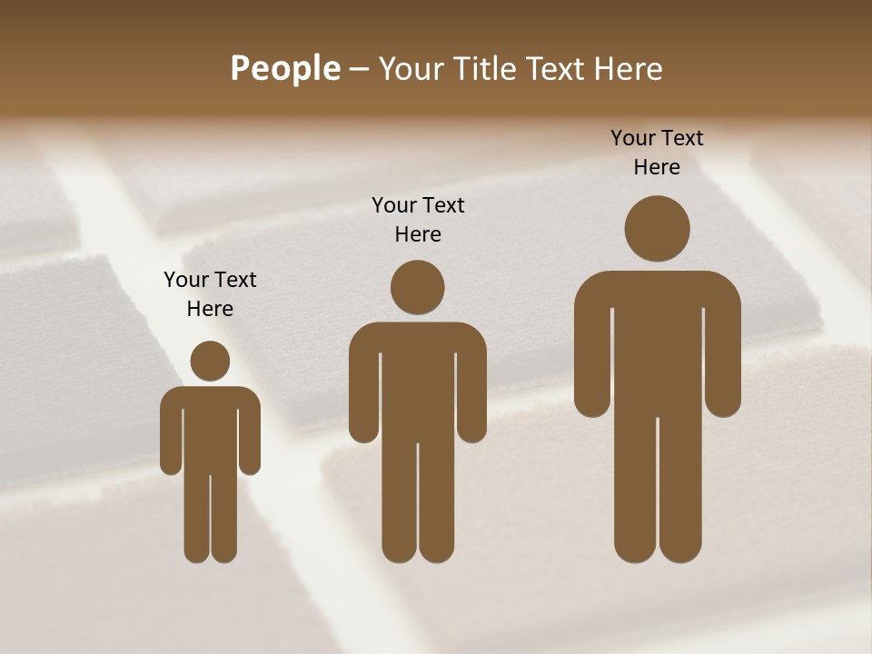 Close Up Of Carpet Samples PowerPoint Template