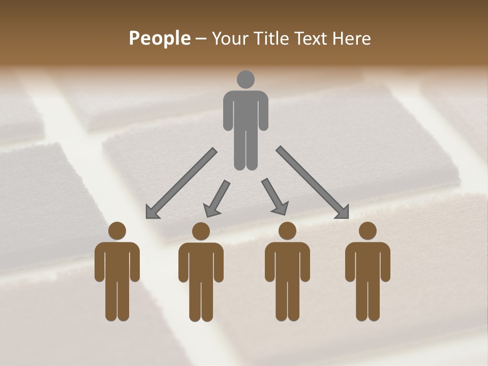 Close Up Of Carpet Samples PowerPoint Template