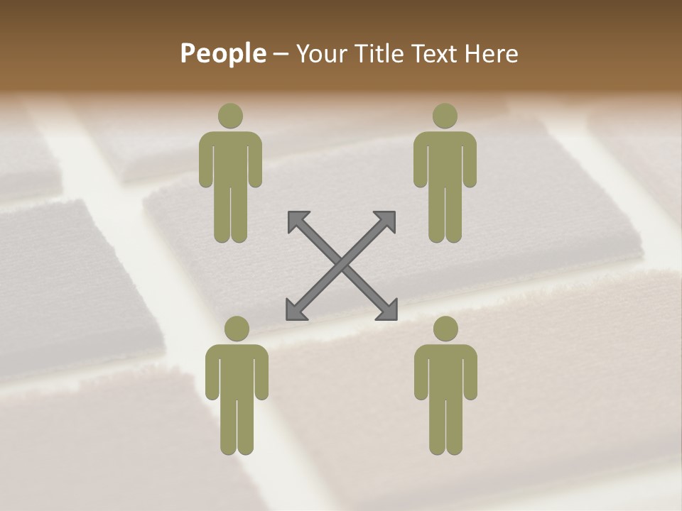 Close Up Of Carpet Samples PowerPoint Template