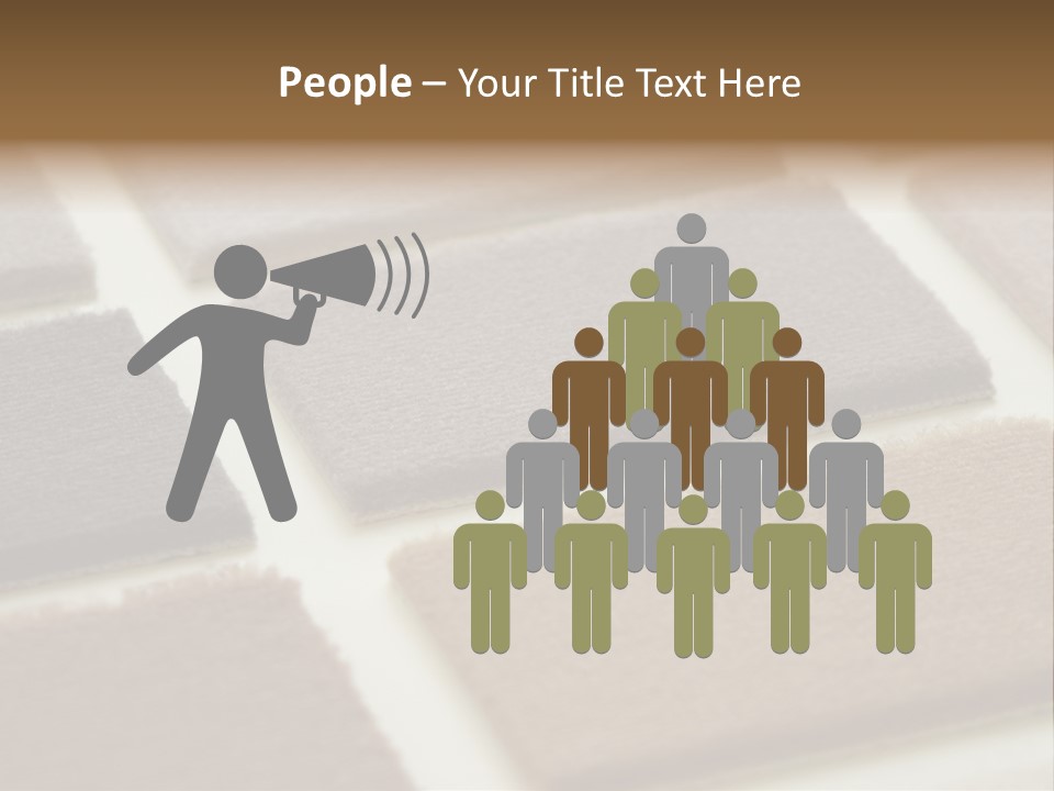 Close Up Of Carpet Samples PowerPoint Template