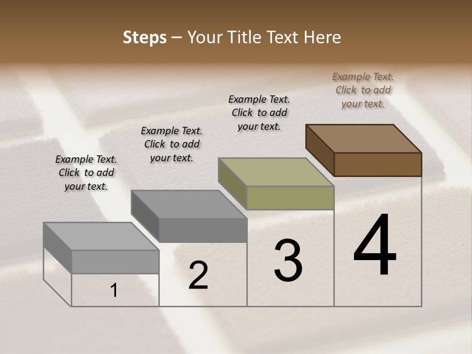 Close Up Of Carpet Samples PowerPoint Template