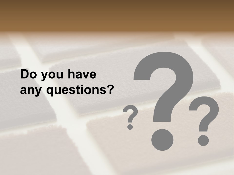 Close Up Of Carpet Samples PowerPoint Template