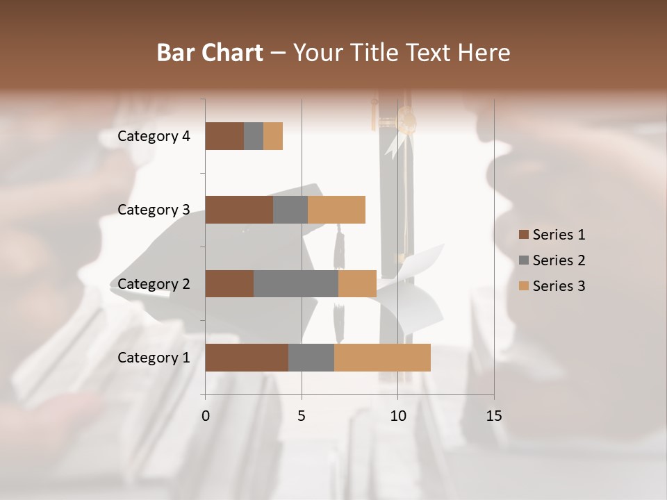 Hand Opening The Book Pile And The Graduation Accessories In The Center As Main Focus. PowerPoint Template