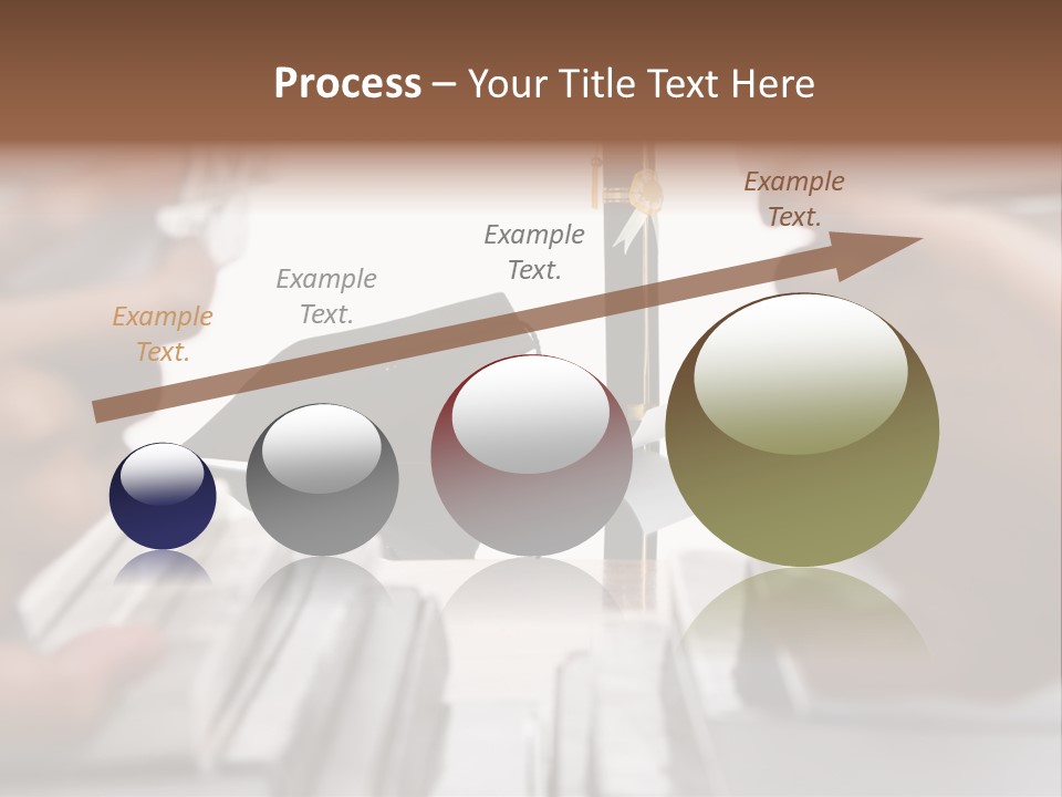 Hand Opening The Book Pile And The Graduation Accessories In The Center As Main Focus. PowerPoint Template