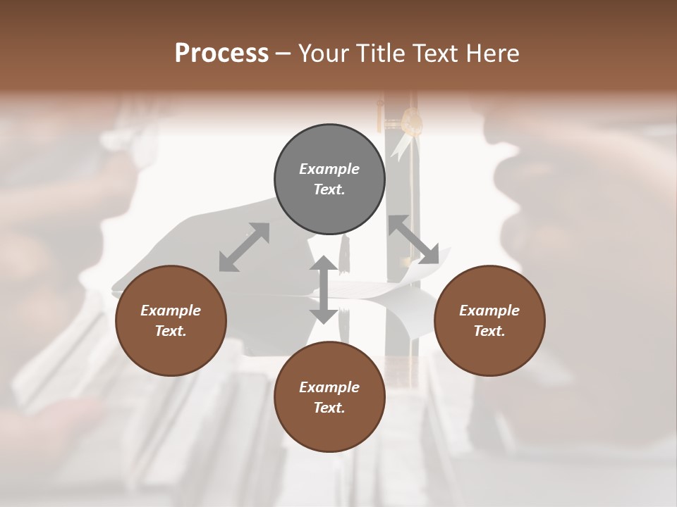 Hand Opening The Book Pile And The Graduation Accessories In The Center As Main Focus. PowerPoint Template