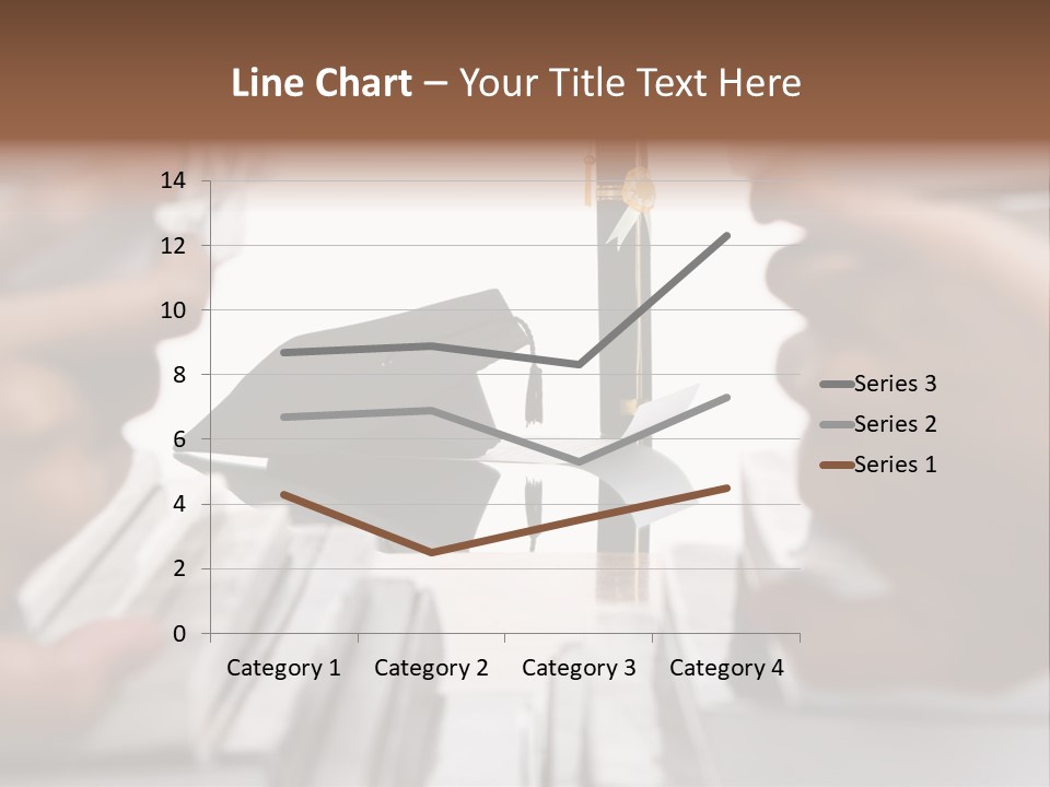 Hand Opening The Book Pile And The Graduation Accessories In The Center As Main Focus. PowerPoint Template